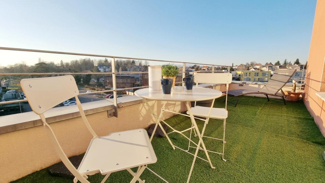 Le Smart - Parking - Terrasse - Wifi - Mulhouse - Relax Bnb Pfastatt Екстер'єр фото