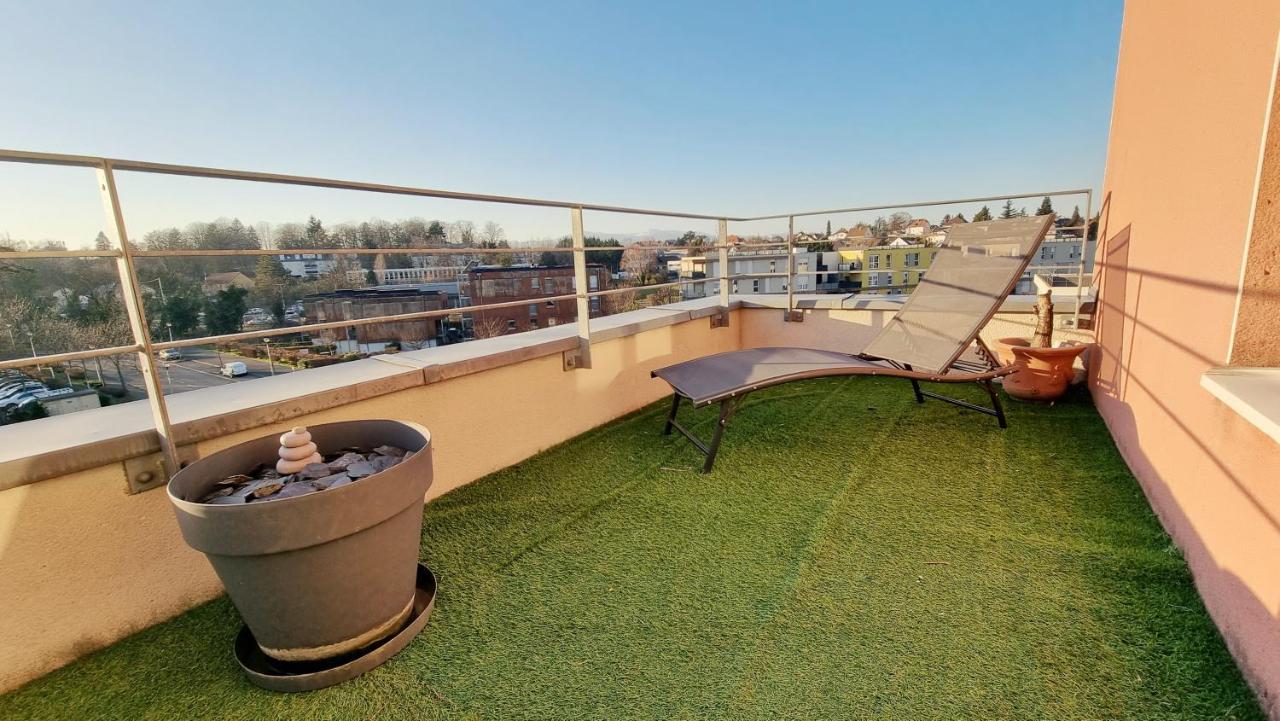 Le Smart - Parking - Terrasse - Wifi - Mulhouse - Relax Bnb Pfastatt Екстер'єр фото